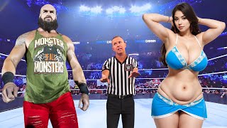 🔥WWE 2K24 | Braun Strowman vs Aarohi - WWE 2K Aug 23, 2024