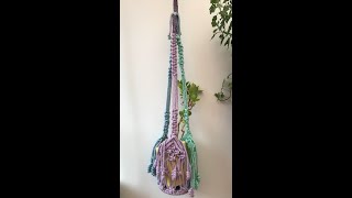 Tri colour Macrame plant Holder!