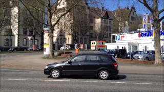 Rettungsdienst auf Einsatzfahrt (Großübung in Kassel) Teil 3/4