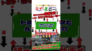 【祝・シエンタ納車】トヨタ、シエンタ・ルーミー徹底比較！外装は？室内の高級感は？それ全部見せます【内外装レビュー】 #トヨタ #シエンタ #ルーミー #shorts