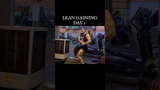 LEAN GAINING day 1#bodybuildingmotivation #naturalbodybuilding #bodybuildinglife #naturalbodybulding