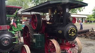 Antique tractors, steam traction engines and a steam roller operate at Rough & Tumble, Kinzers, PA