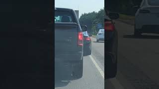 #Tesla Model Y from CA broke down on the highway in MA #travel #shorts