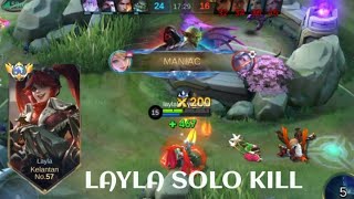 LAYLA VS MARTIS❗BUILD ONE SHOT ENEMY DELETE! CRAZY MANIAC | build top 1 global Layla