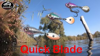 Тейл-спиннер Instinkt Quick Blade. Работа под водой.