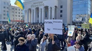 Митинги разрушили планы врага на Херсонщину .