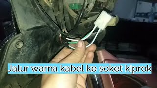 Jalur kabel kiprok vario 110 karburator