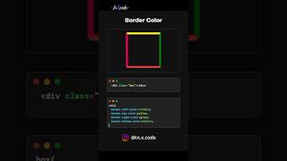 🎨 How to Color Border Line in CSS  | #shorts #ytshorts #reactjs #html #css #reels