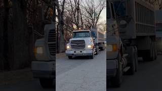 Rare 1980’s Ford L9000 & a Volvo Truck Pass Through Piscataway Several Times w/ Nice drivers(part 1)