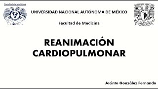 Reanimación Cardiopulmonar