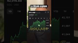 LE BITCOIN EXPLOSE