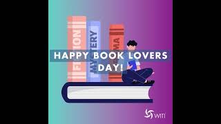 Happy book lovers day!