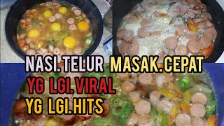 MASAK NASI TELUR RICE COOKER GAMPANG SIMPEL YANG LAGI VIRAL !!,,, ALA ll ANAK KOS & AN