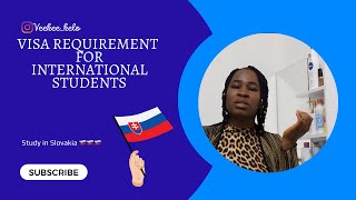 Visa Requirements for International Students || Study in Slovakia