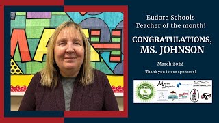 March 2024 Teacher of the Month: Marla Johnson