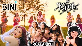 BINI | 'Karera' Official Music Video + Dance Practice Reaction ARMYMOO Reacts For The First Time!