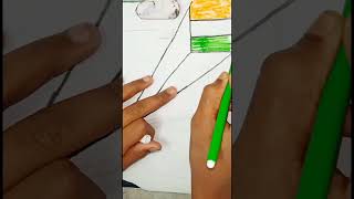 Indian flag 3d drawing/#viral/#shorts/#youtubeshorts