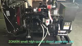 Generator Set!Real time Video of Zonxin Small Intelligent Generator Set!