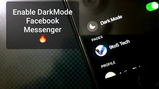 Facebook Messenger Official Dark Mode