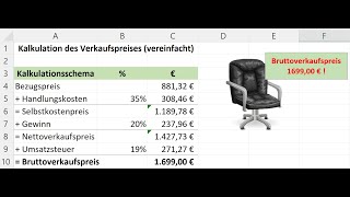 Zielwertsuche in Excel