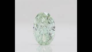 0.33 ct FANCY GREEN SI1 OVAL GIA 天然 ダイヤモンド ルース DIAMOND EXCHANGE FEDERATION