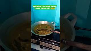 sore hari di kapal tengok dapur lagi masak rendang. tpi belum mateng gaes yah. 🤤#shorts #shortvideo