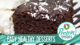 Low Carb Gluten Free Chocolate Brownie Protein Treats by Nutracelle