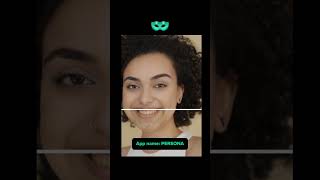 Persona app - Best photo/video editor 💚 #photoeditor #beautyqueen