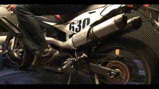 husqvarna SM 630 DYNO RUN  - arrow:ecu / 42T open airintake