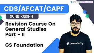 Revision Course on General Studies Part - II | GS Foundation | Sunil Krishn | Let's Crack Defence