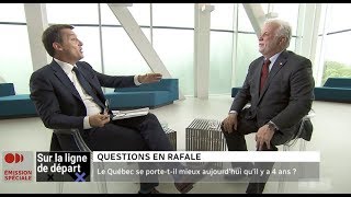 Avec conviction et ambition pour le Québec, Philippe Couillard répond aux questions de Patrice Roy