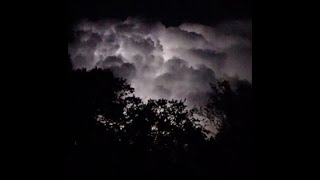 nighttime storm time lapse in Miramont de Guyenne