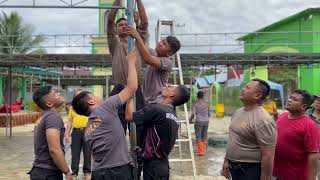 Kegiatan Bakti Sosial Membersihkan Masjid Baitul Muttaqin Ujoh Bilang Pada Peringatan Isra' Mi'raj