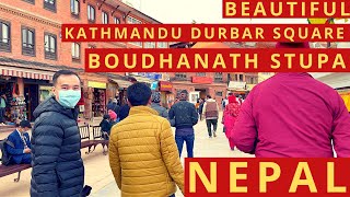 Beautiful Kathmandu Durbar Square & Boudhanath Stupa | Nepal