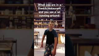 When there is a rat in a French restaurant #funny #cooking #fyp