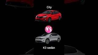 Honda City vs Kia K3, versiones tope... #honda #hondacity #kia #k3 #automoviles #comparacion #mexico