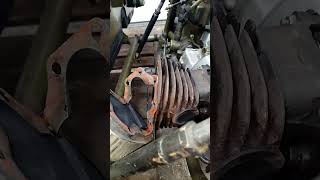 Before and after engine repair