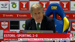 Jorge Jesus Conferencia de Imprensa Estoril 2 x 0 Sporting