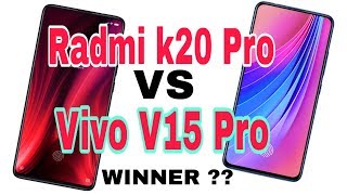 Radmi k20 Pro vs Vivo V15 Pro speed test and camera comparison / Krrish tech