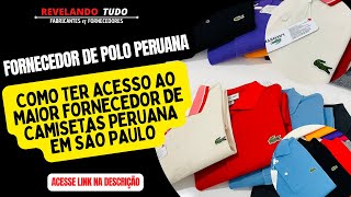 Como ter acesso ao maior fornecedor de camisetas peruanas em São Paulo🟢