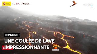 Le volcan de La Palma crée un nouveau delta