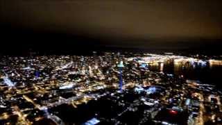 Seattle with Space Needle at night