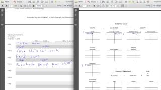 Learn Accounting Debits and Credits Practice 1