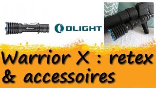 Warrior X : Retex et présentation d'accessoires.