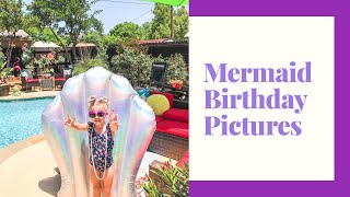 Paisley's Mermaid Theme Birthday Photo shoot