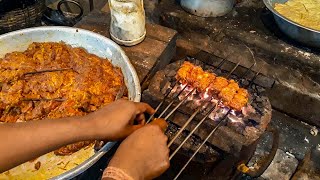 BBQ Seekh Kebab Recipe || Indian Street Food Mutton Seekh Kabab || Tipu Sultan Mosque Kolkata