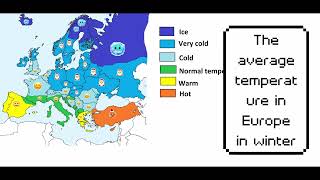 Average Temperature In Europe In Winter