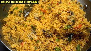 "Mushroom Biryani" - A traditional dish with a delicious twist from Karnataka.