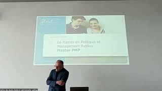 Présentation du Master en politique et management publics | PMP