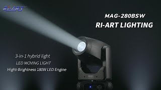 Ri-art tech MAG-280BSW hight brightness LED moving head light-Versatility and Power Combined!